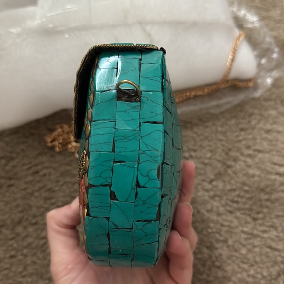 Ramla Jewel Bag Mosaic Tiles Handmade in Morocco - Picture 5 of 10